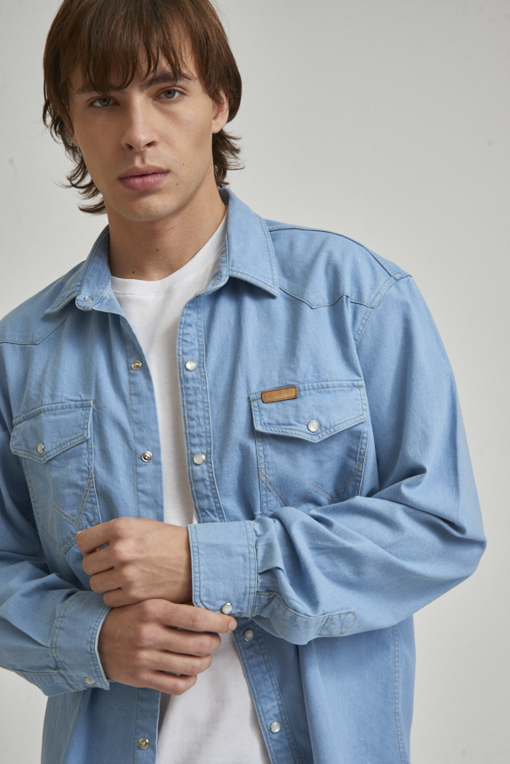 Camisa Western  LS Broche